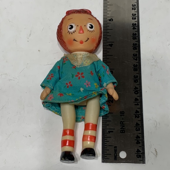 Vintage Raggedy Ann soft rubber doll 5 inch - Picture 14 of 16